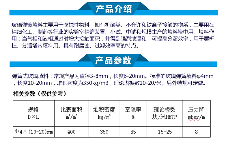 玻璃彈簧填料理論塔板數(shù)